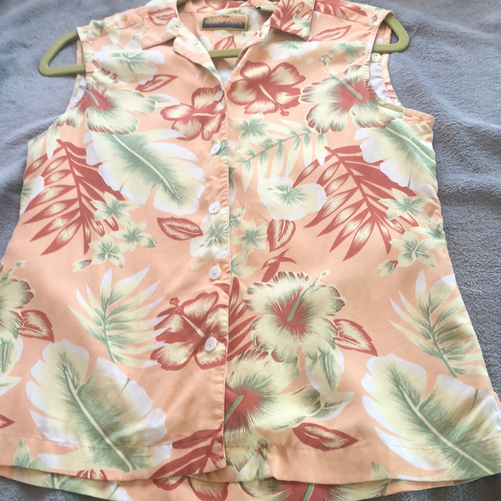 100% silk BOBBY CHAN  top - Picture 7 of 10